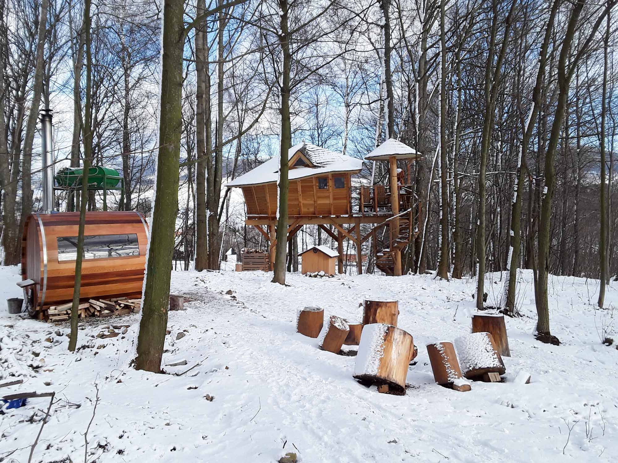 Treehouse Sněžník 