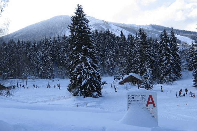 Ski areál Zákoutí v Harrachově